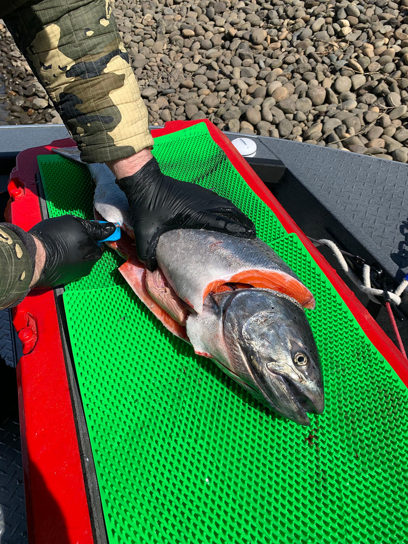 Load image into Gallery viewer, Green Fillet Away Fish Mat ADX Edition

