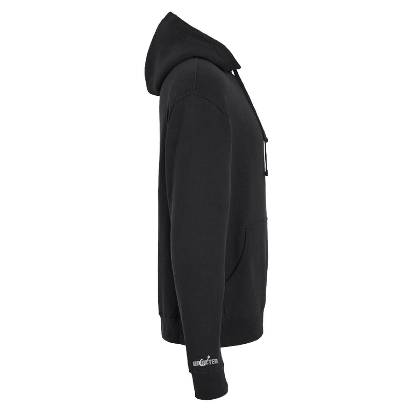 Load image into Gallery viewer, Midnight Black Fish Mountain Hoodie
