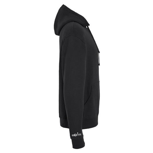 Midnight Black Fish Mountain Hoodie